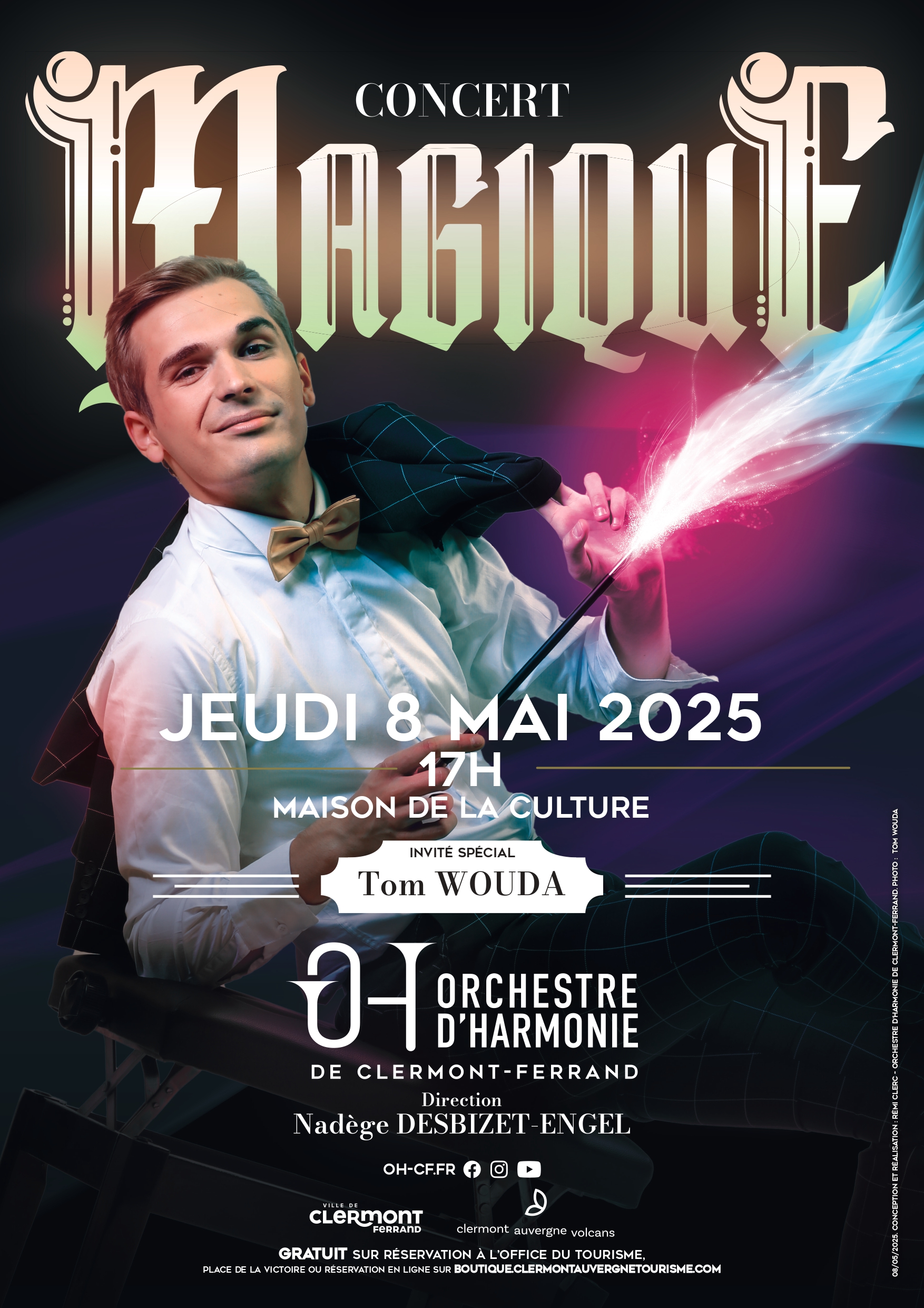 affiche de Concert Magique avec Tom WOUDA